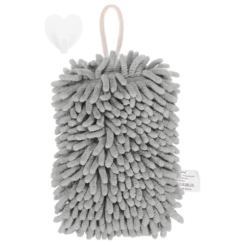Chenille hand towel with - towel,