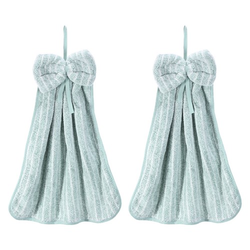 2pcs bow hand towels - bow,