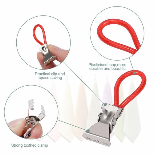 4pcs tea towel hanging clips - tea,
