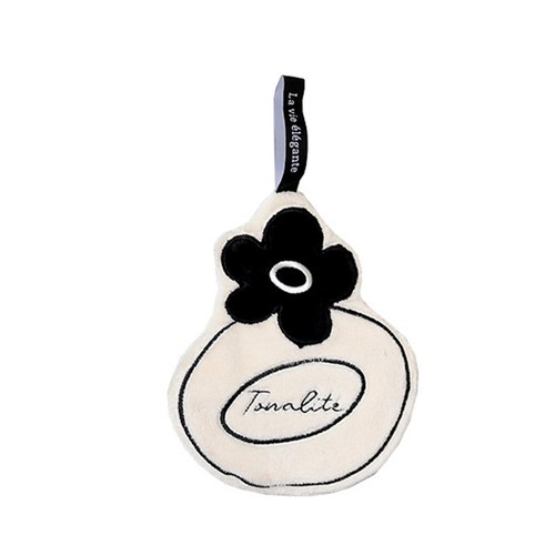 Hand towel with hanging loops - with,