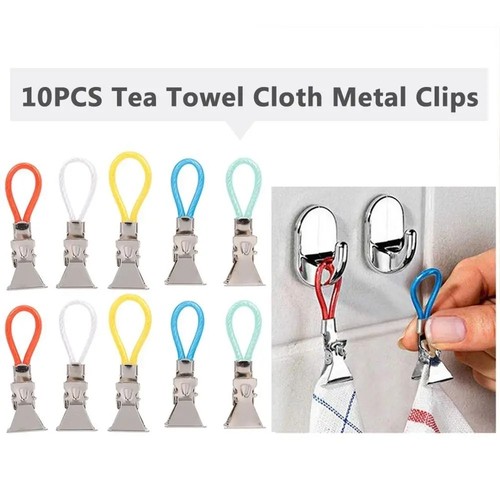 10pcs towel hanging clips - towel,