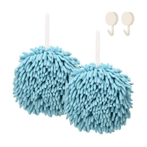 2pcs fuzzy ball hand - fuzzy,