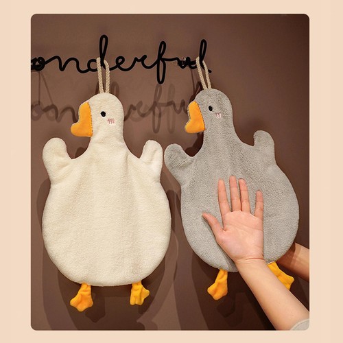 Cute absorbent hand towel with - hand,