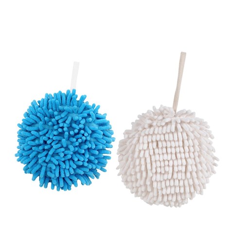 Chenille hand towel with - hand,