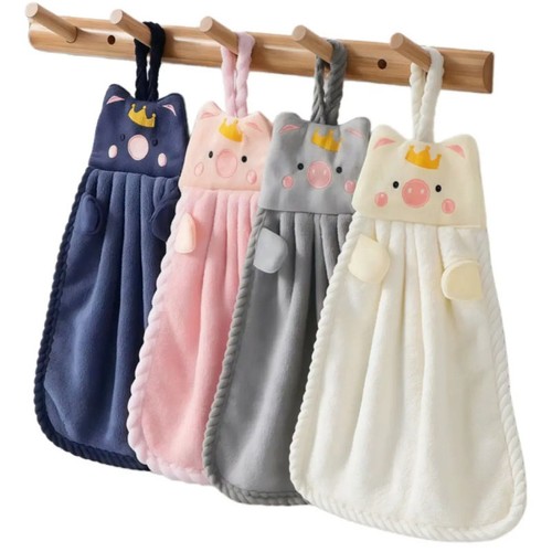 4pcs hanging hand - hanging, towels