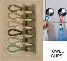 2x 6Pcs Tea/Hand Towel Hanging